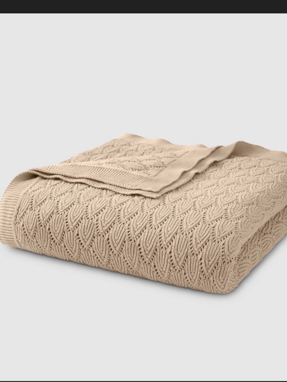 Lumbar Embellished Shell Throw Pillow Cream - Jeremiah Brent Home
